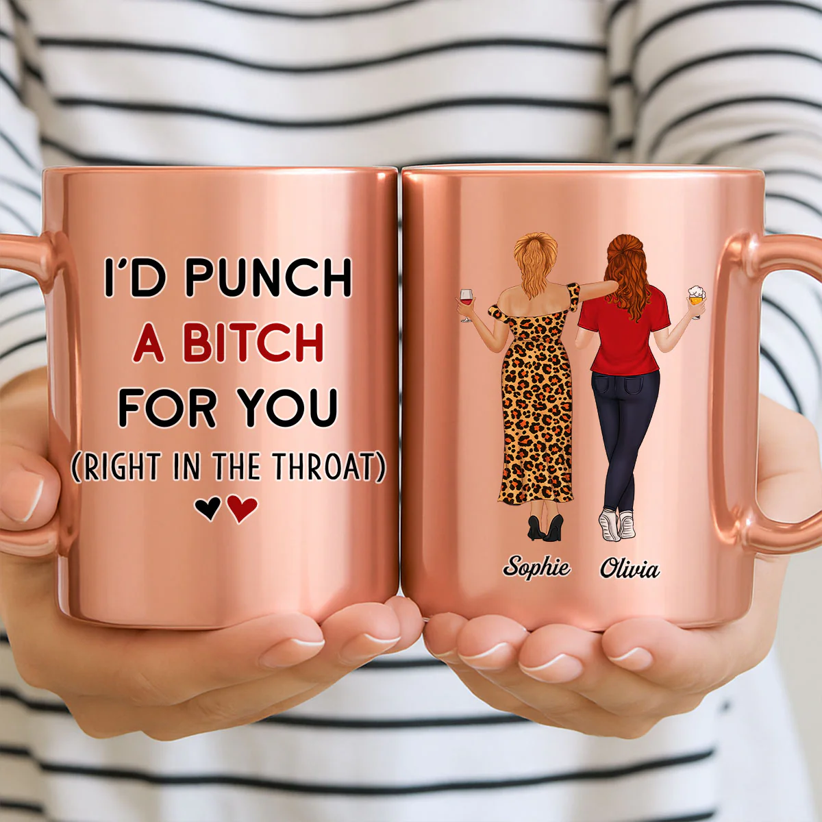Punch For You - Personalized Custom Metallic Mug - Image 3
