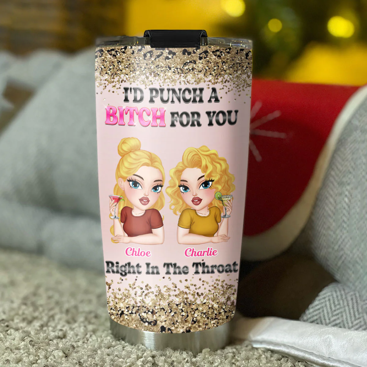 Punch For You - Personalized Custom Tumbler - Image 4