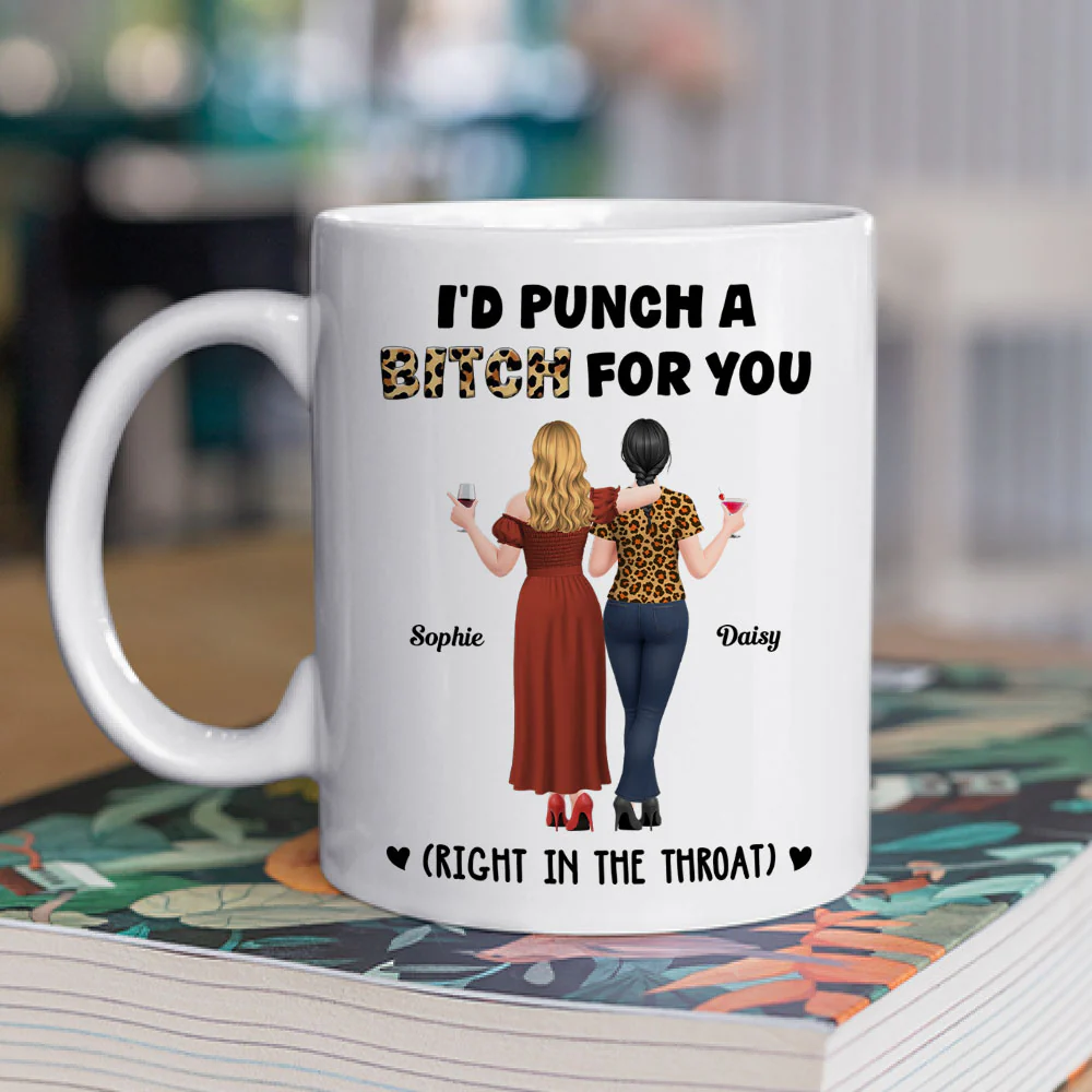 Punch Her For You - Personalized Custom Coffee Mug - Image 3