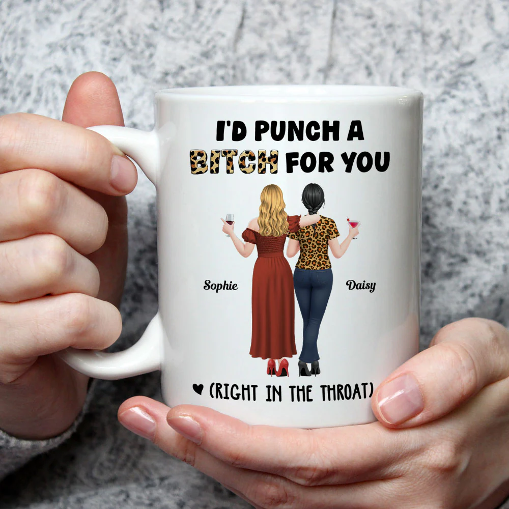 Punch Her For You - Personalized Custom Coffee Mug - Image 4