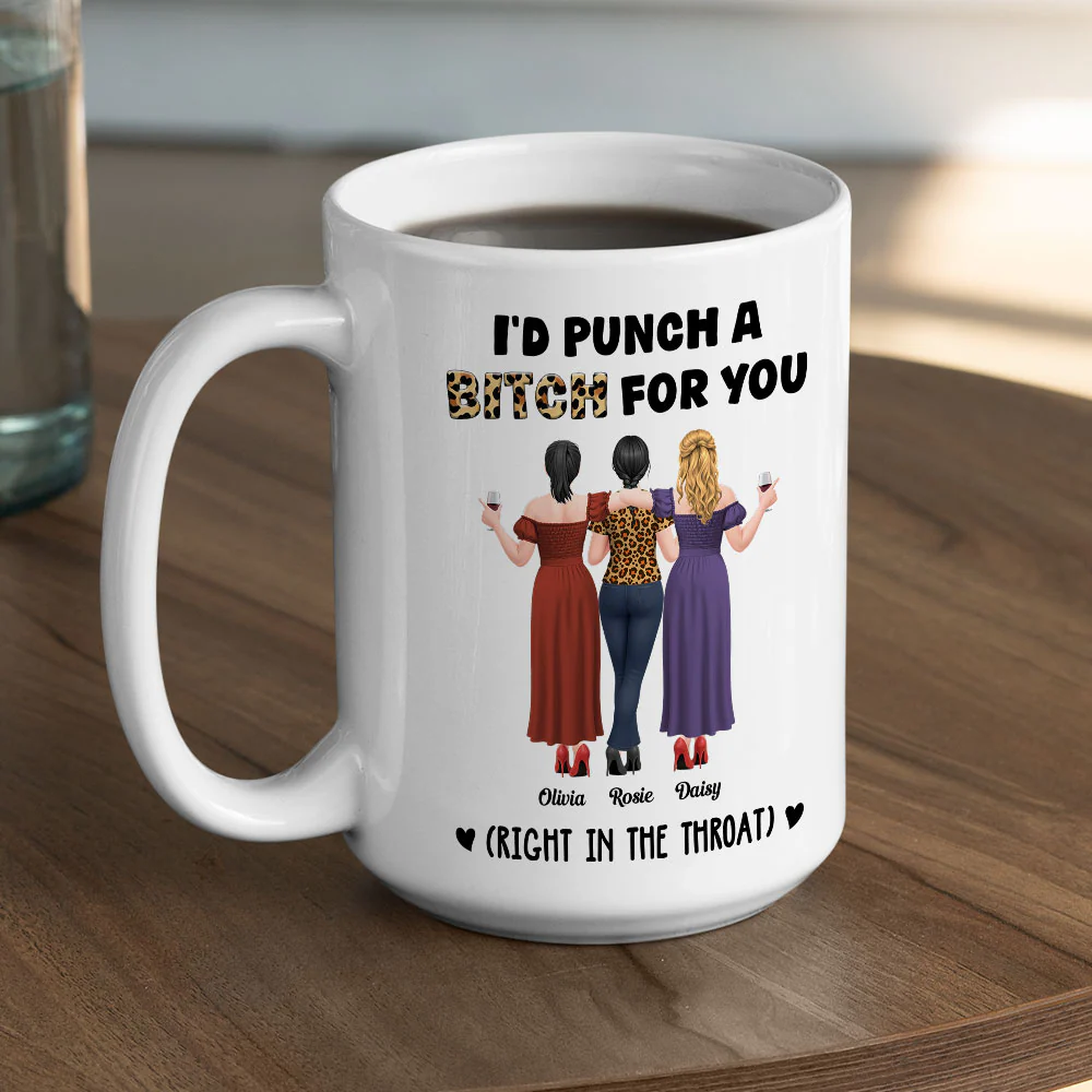 Punch Her For You - Personalized Custom Coffee Mug - Image 5