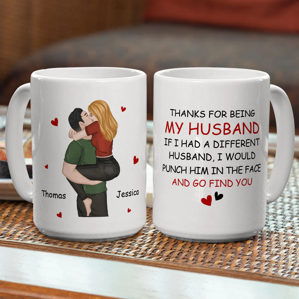 Punch Him And Go Find You - Personalized Custom Coffee Mug - Image 5