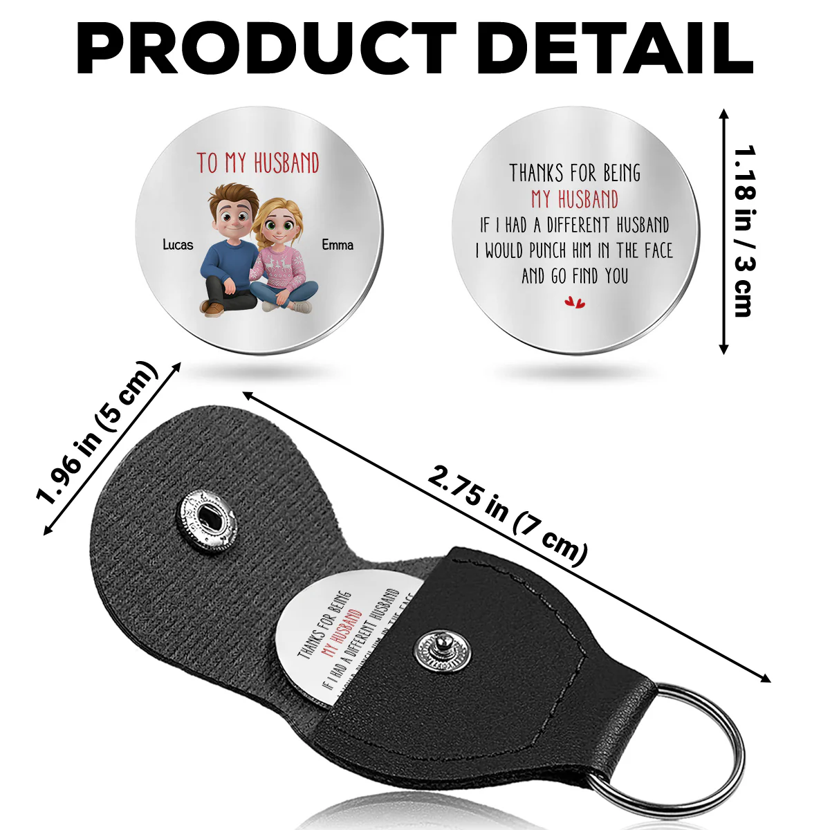 Punch Him - Personalized Custom Pocket Hug - Image 5