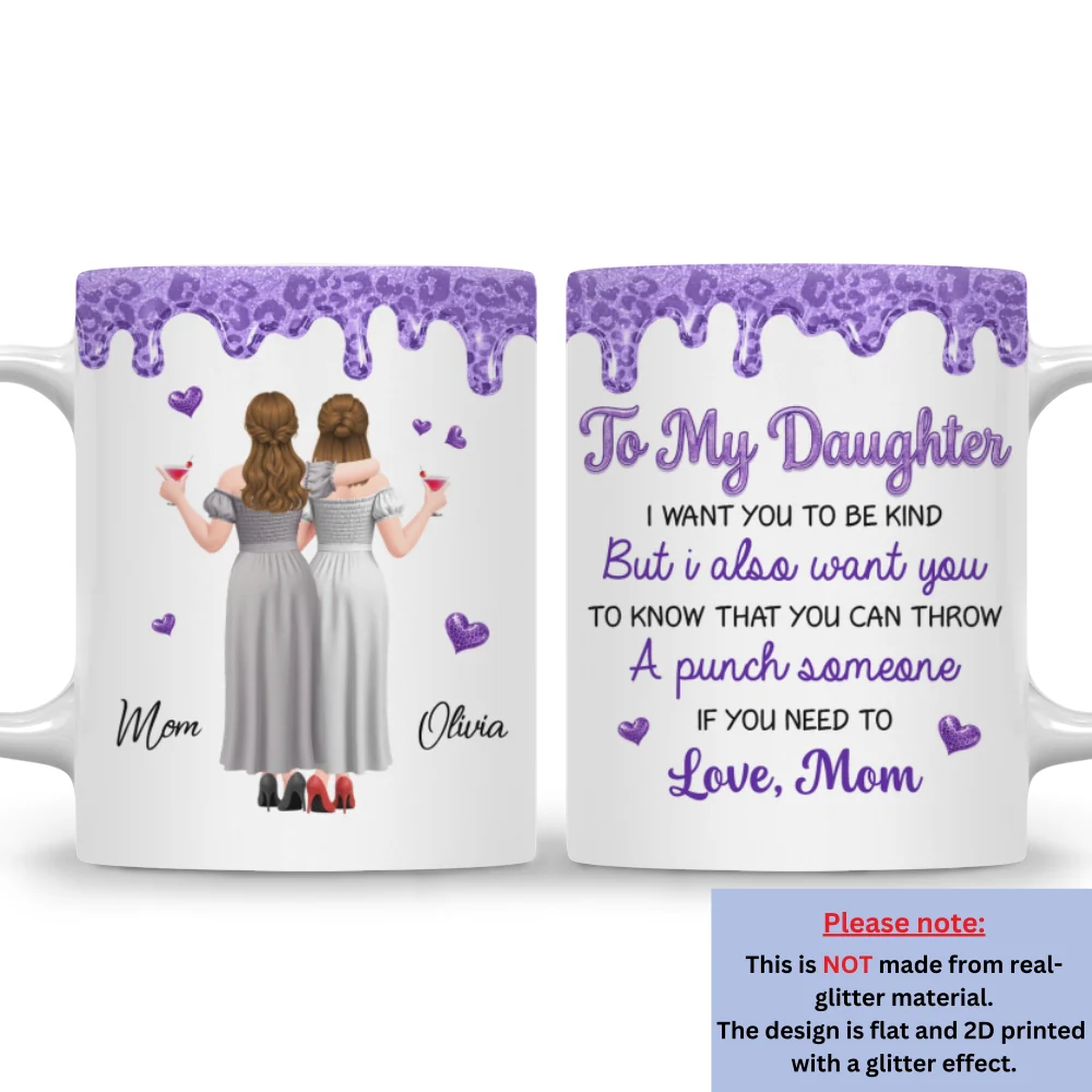 Punch Someone If You Need - Personalized Custom Coffee Mug - Image 7