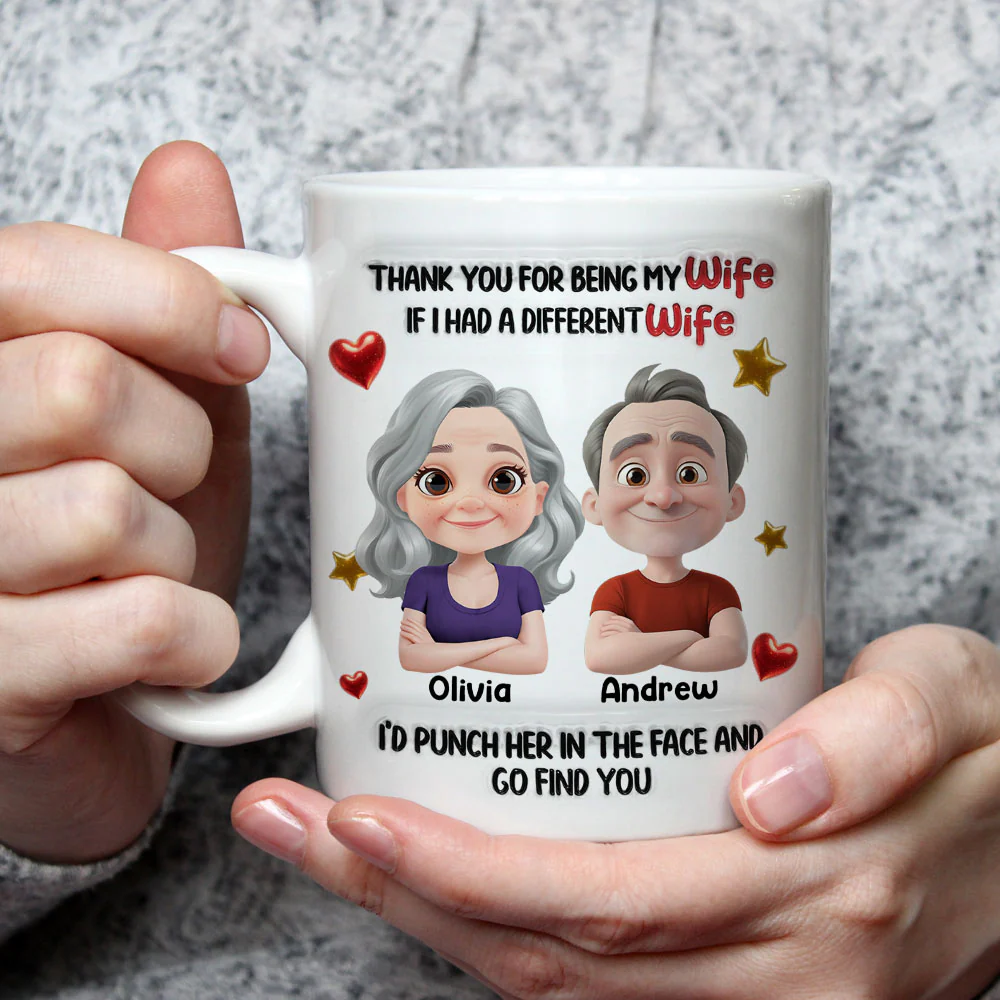Punch To Find You - Personalized Custom 3D Inflated Effect Mug - Image 3