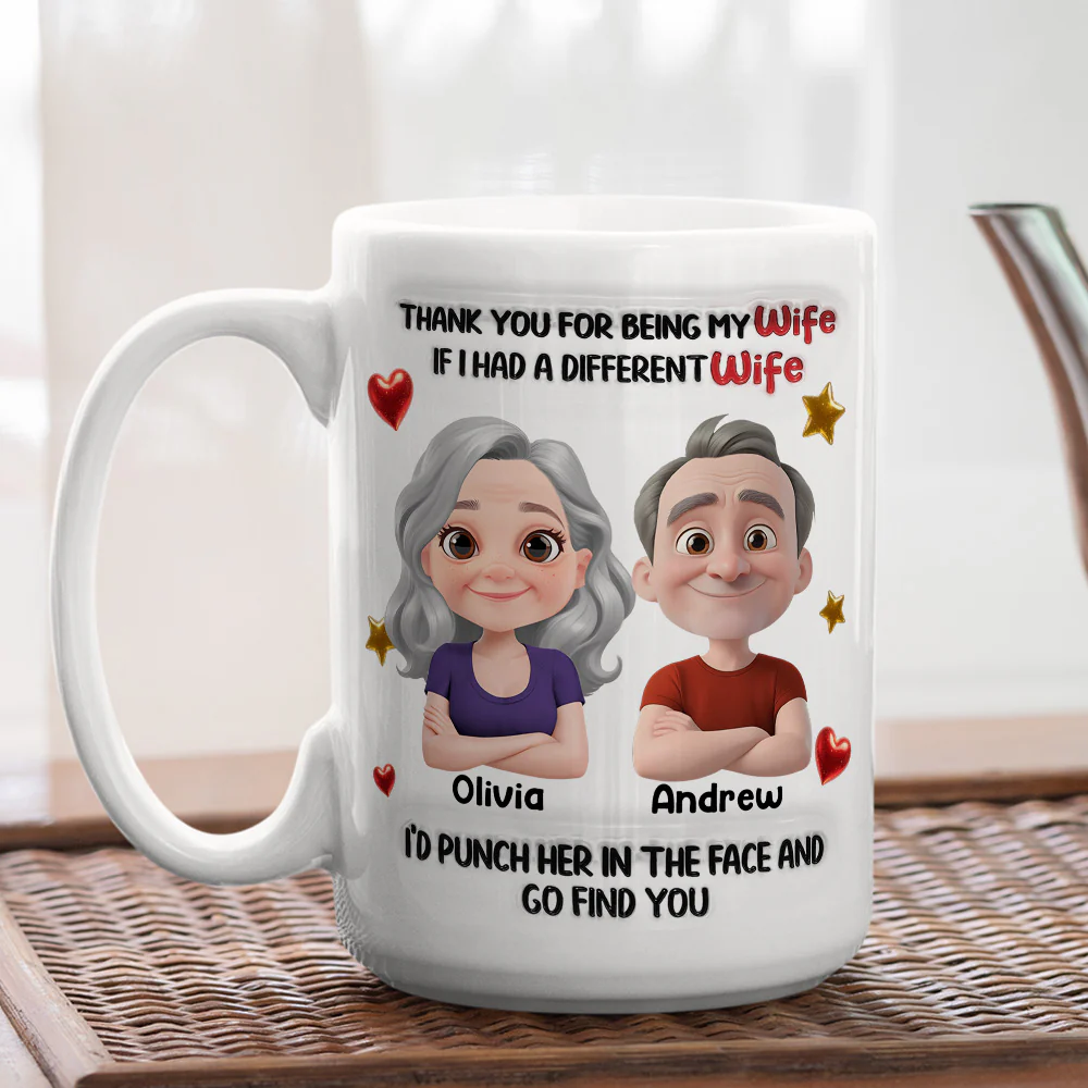 Punch To Find You - Personalized Custom 3D Inflated Effect Mug - Image 4