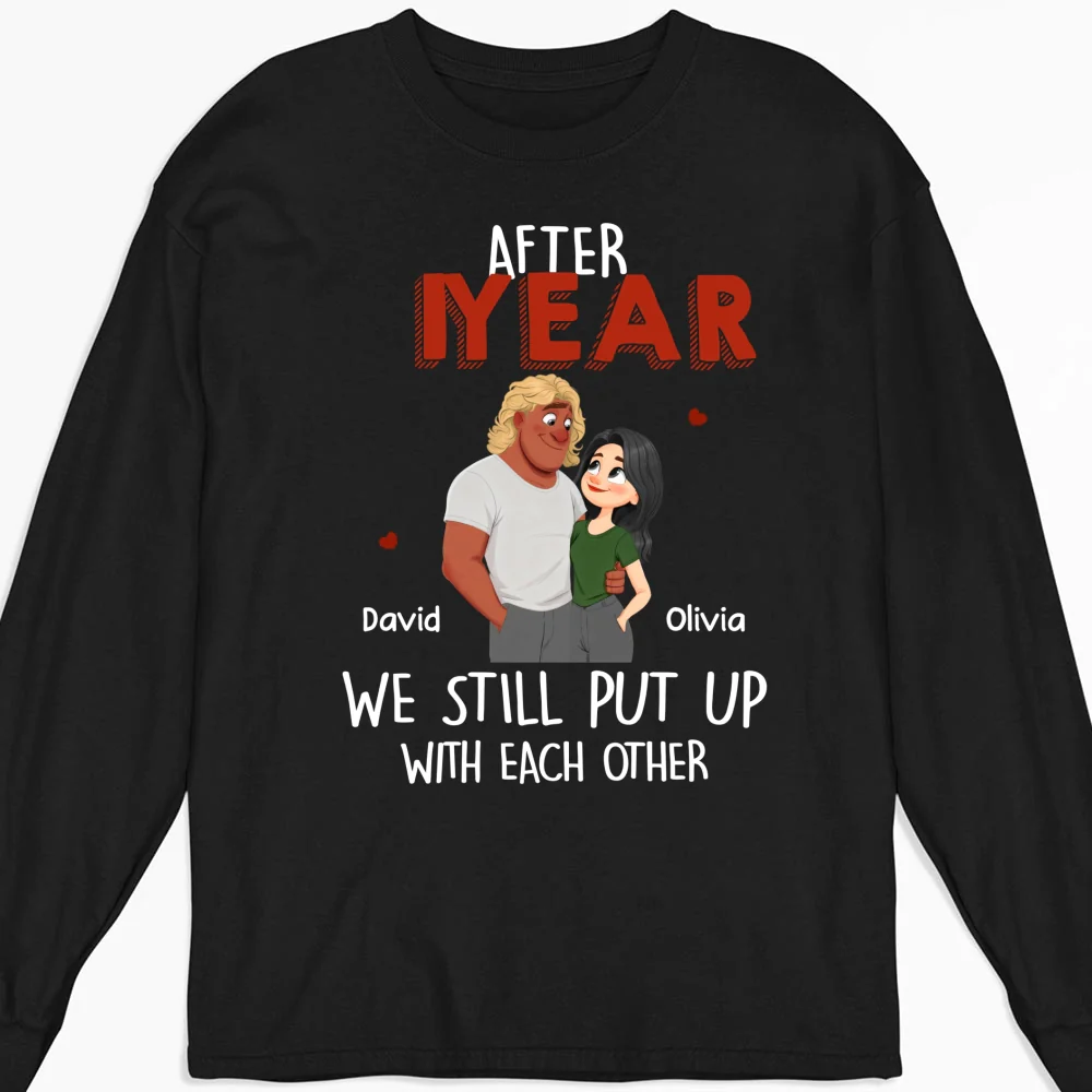 Put Up With - Personalized Custom Shirt - Image 10