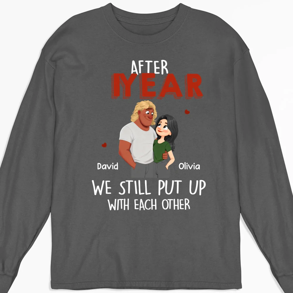 Put Up With - Personalized Custom Shirt - Image 11