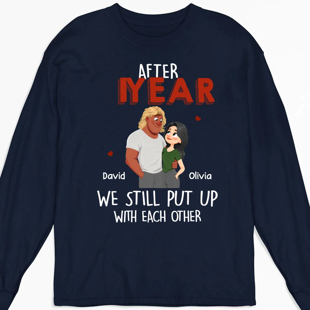 Put Up With - Personalized Custom Shirt - Image 12
