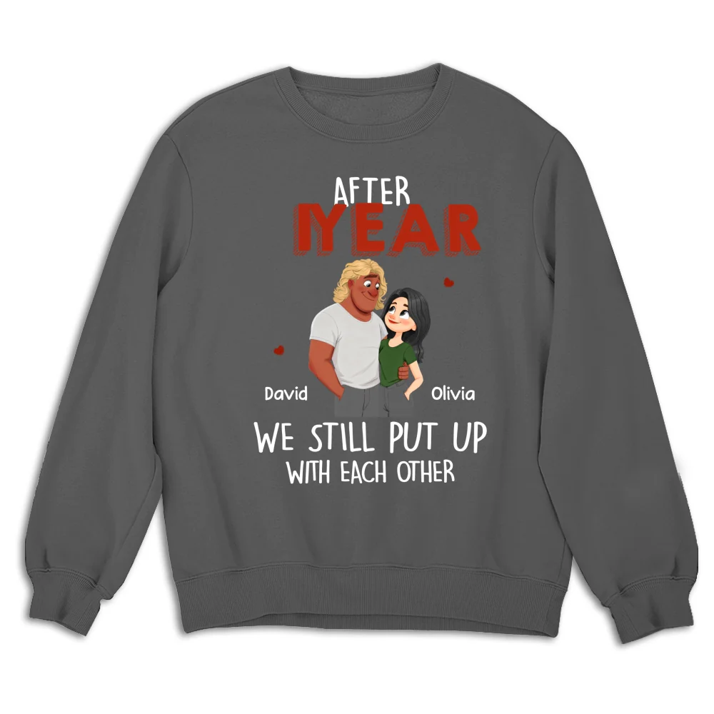 Put Up With - Personalized Custom Shirt - Image 14