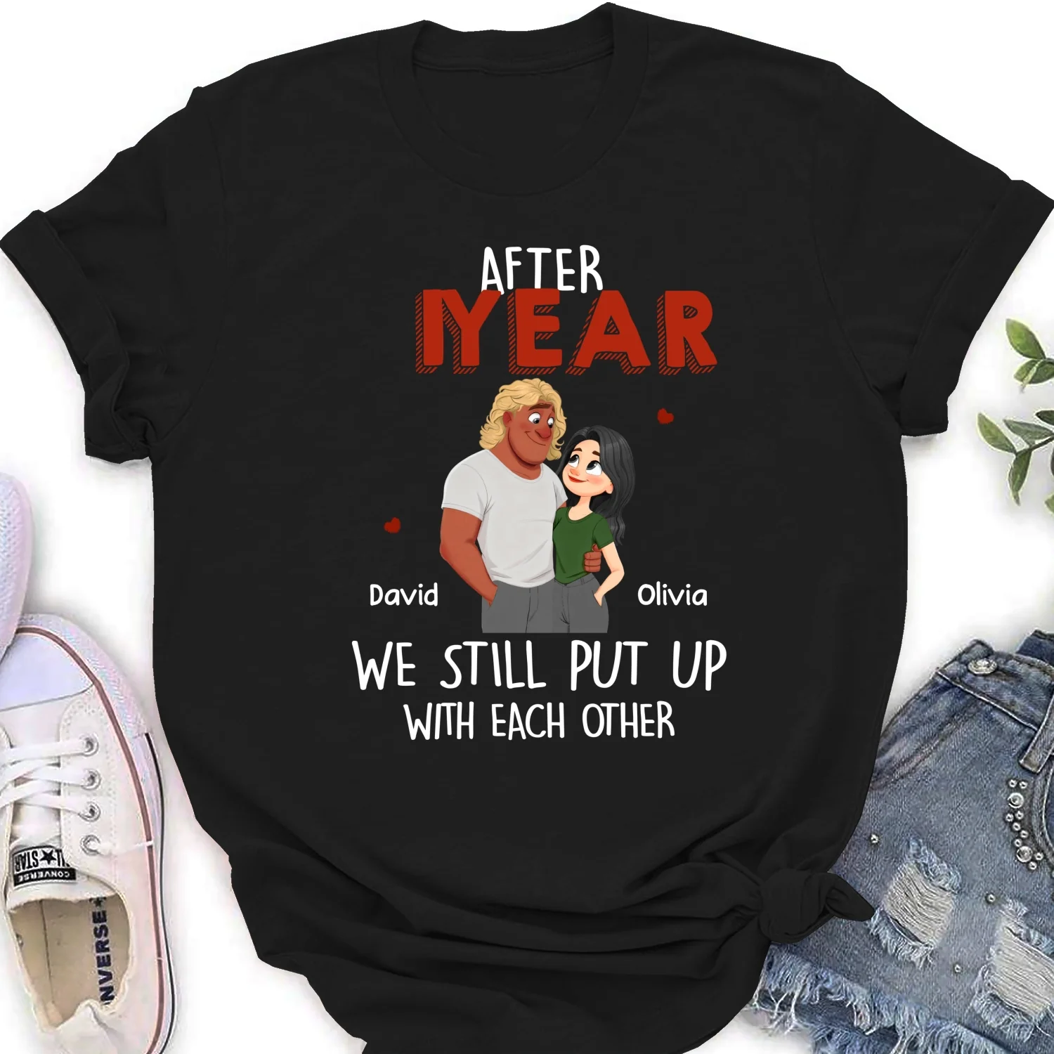 Put Up With - Personalized Custom Shirt - Image 16