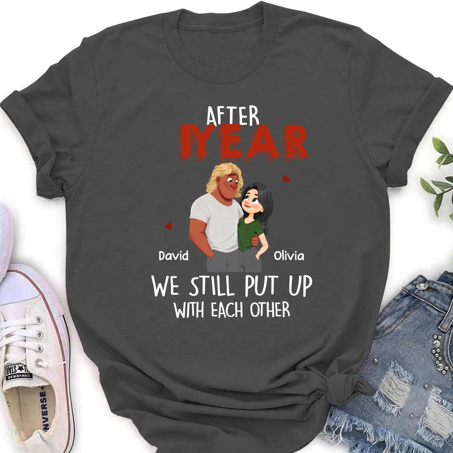 Put Up With - Personalized Custom Shirt - Image 17