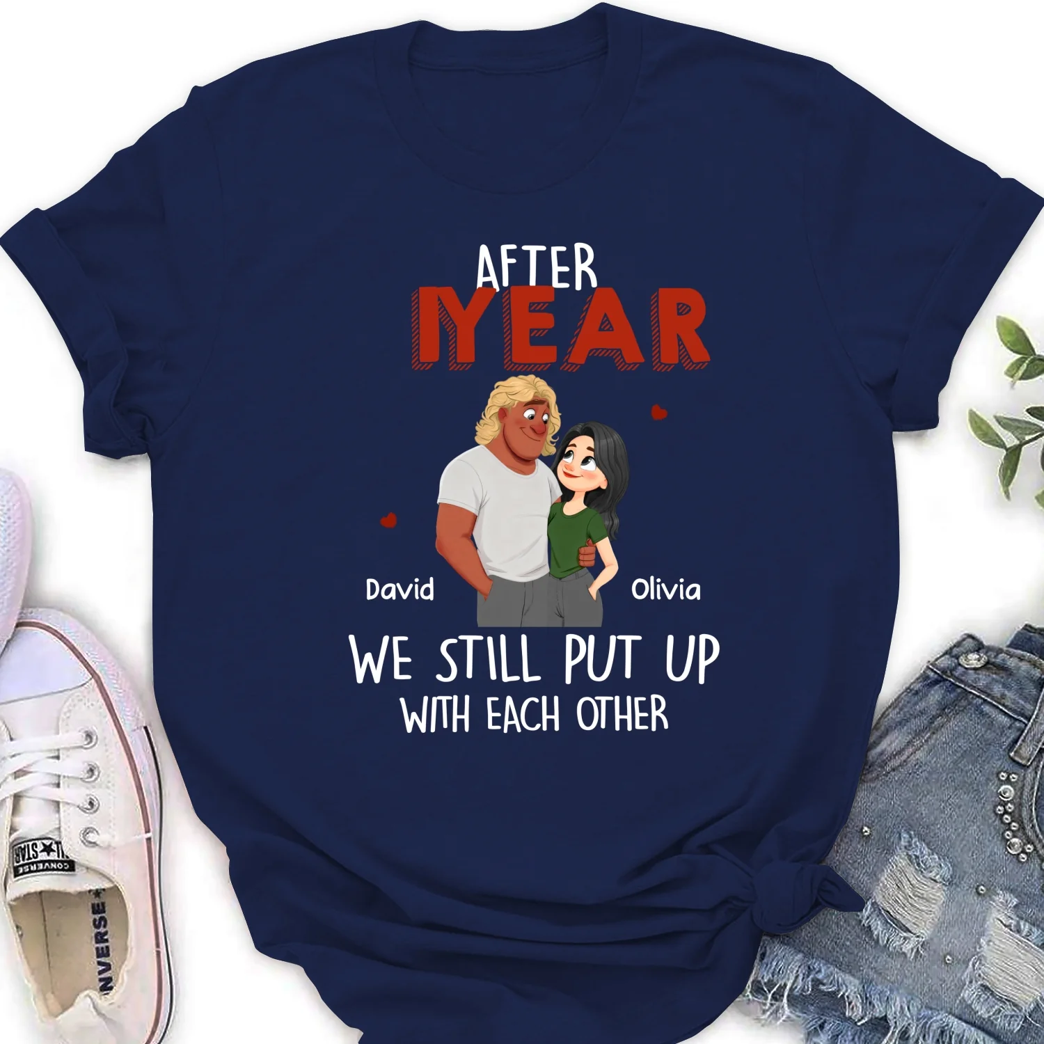 Put Up With - Personalized Custom Shirt - Image 18