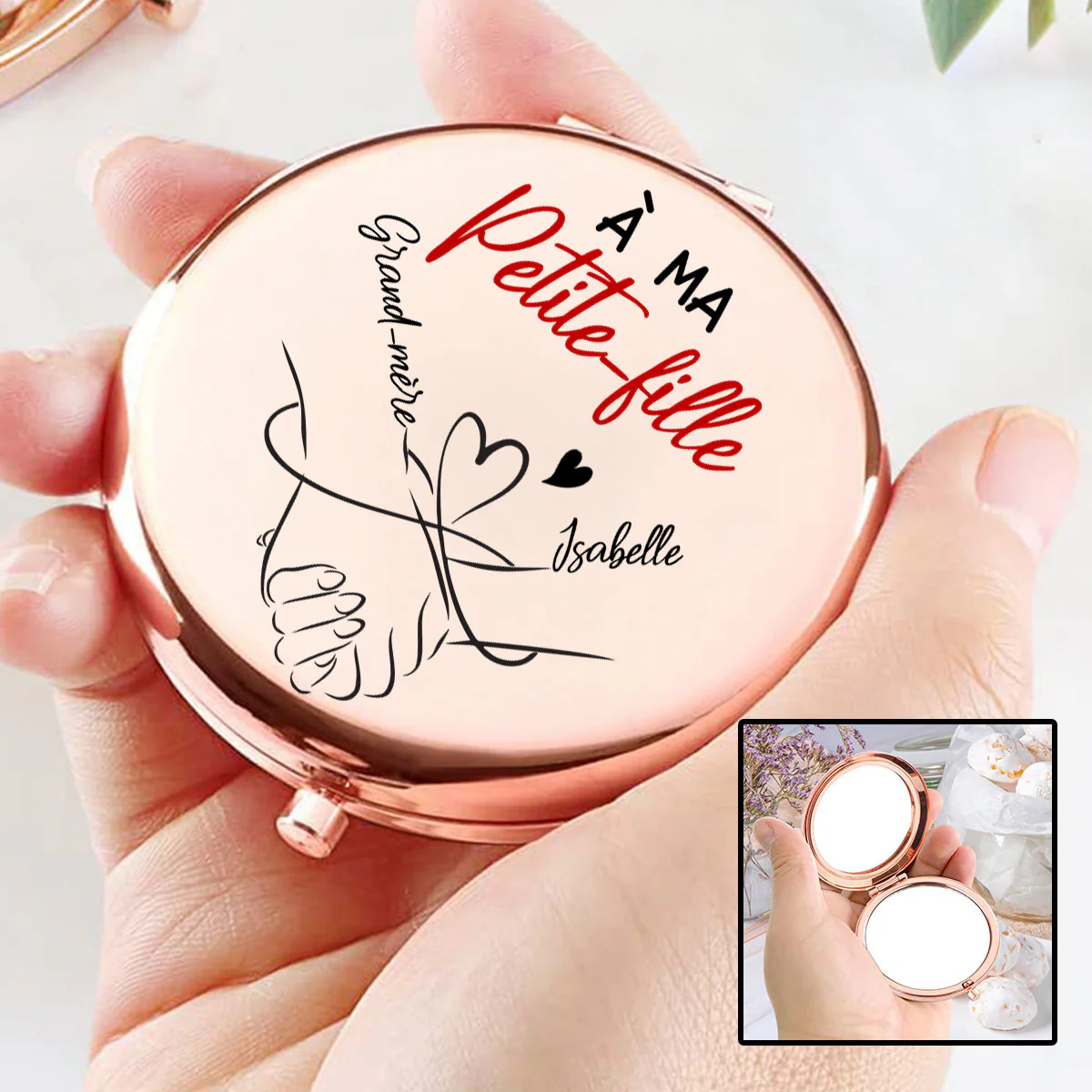 À Quel Point Tu Es Spéciale Pour Moi - Miroir De Poche Personnalisé - Image 5