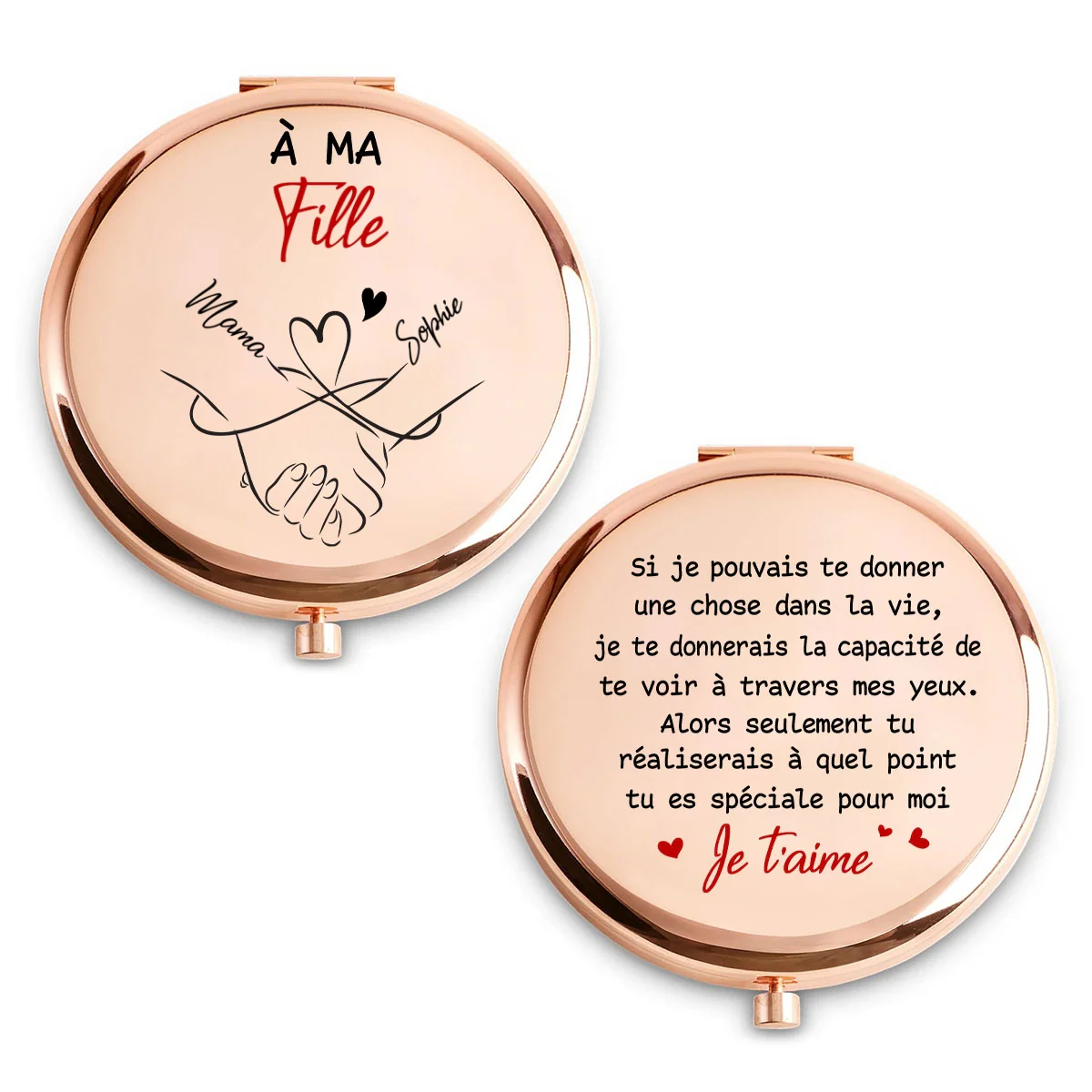 À Quel Point Tu Es Spéciale Pour Moi - Miroir De Poche Personnalisé - Image 6