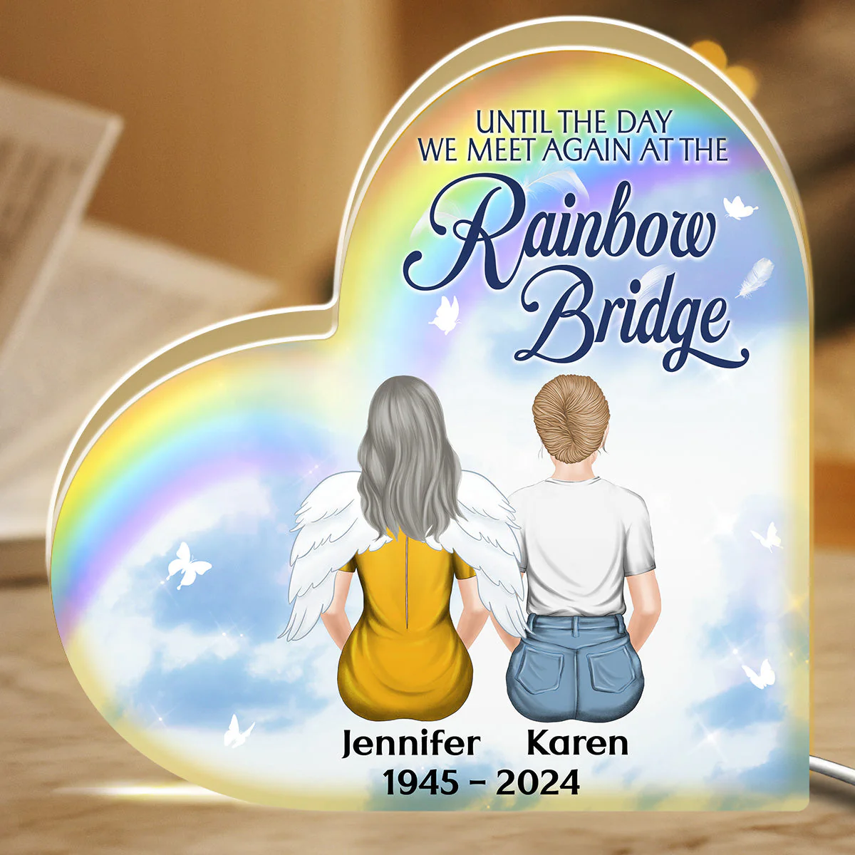 Rainbow Bridge - Personalized Custom Light Box - Image 2