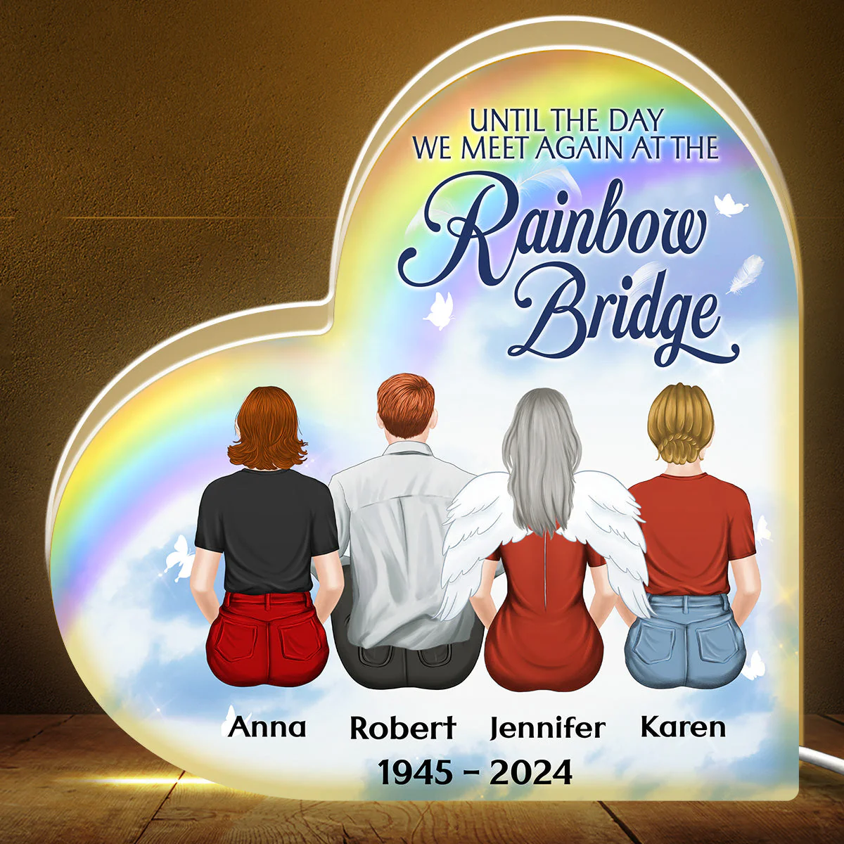 Rainbow Bridge - Personalized Custom Light Box - Image 3