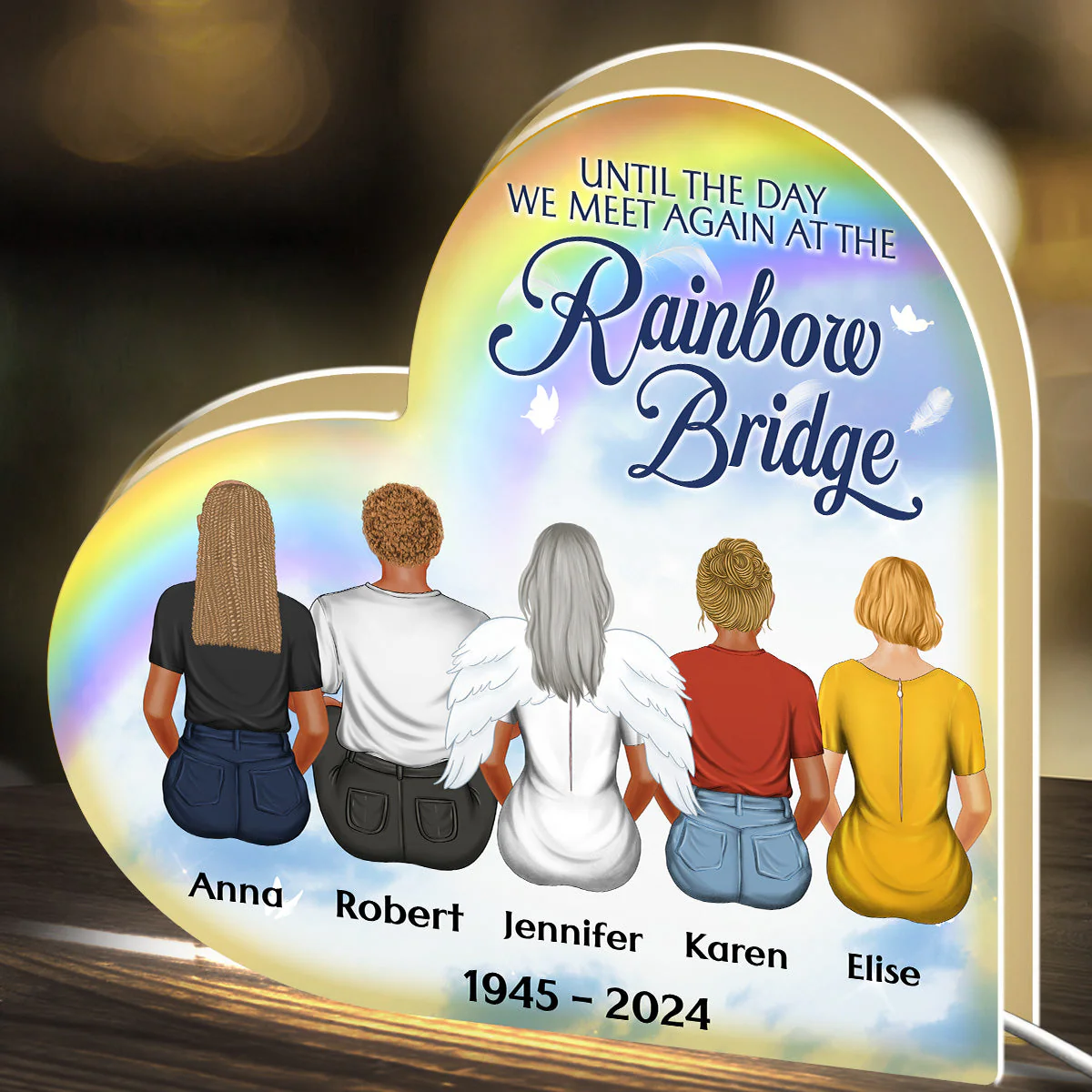 Rainbow Bridge - Personalized Custom Light Box - Image 5