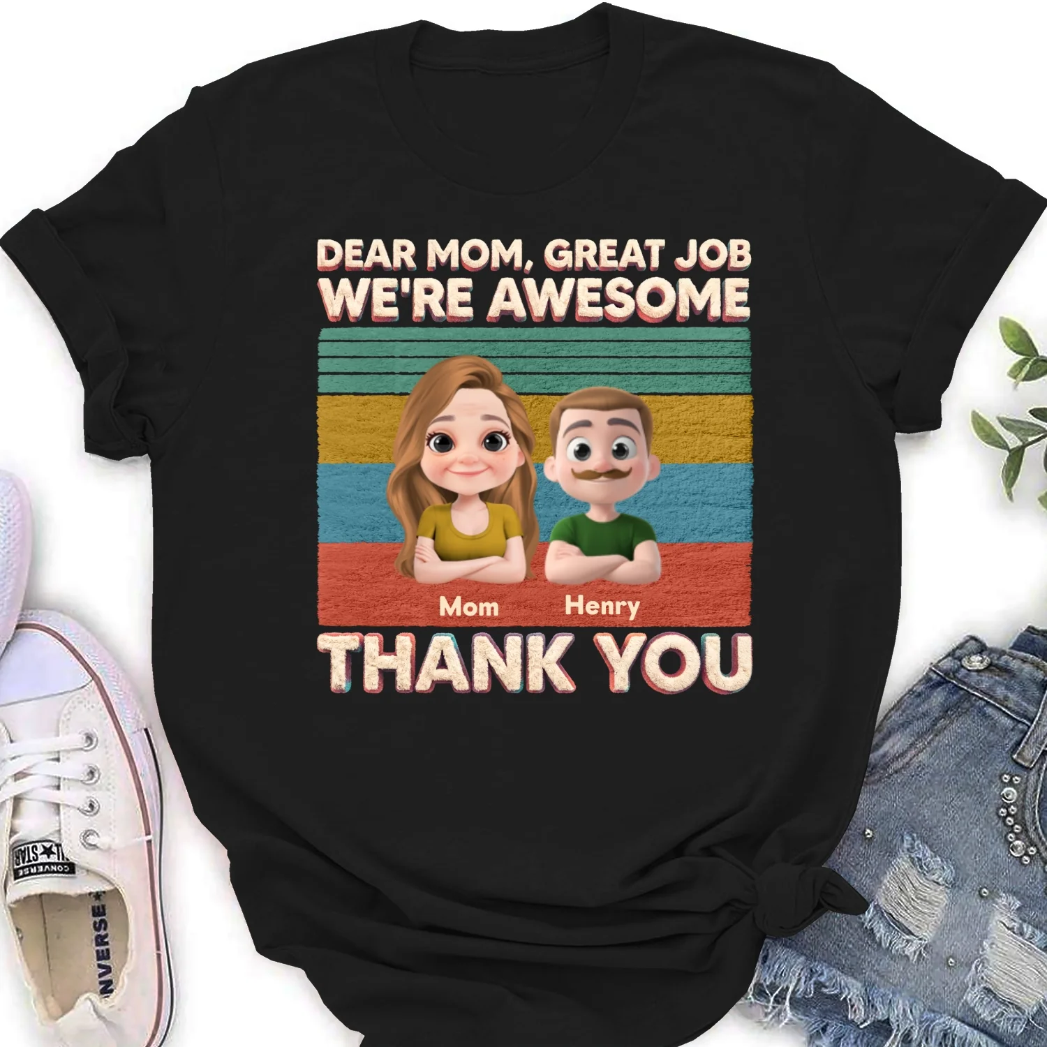 Raised With Love - Personalized Custom Shirt - Image 15