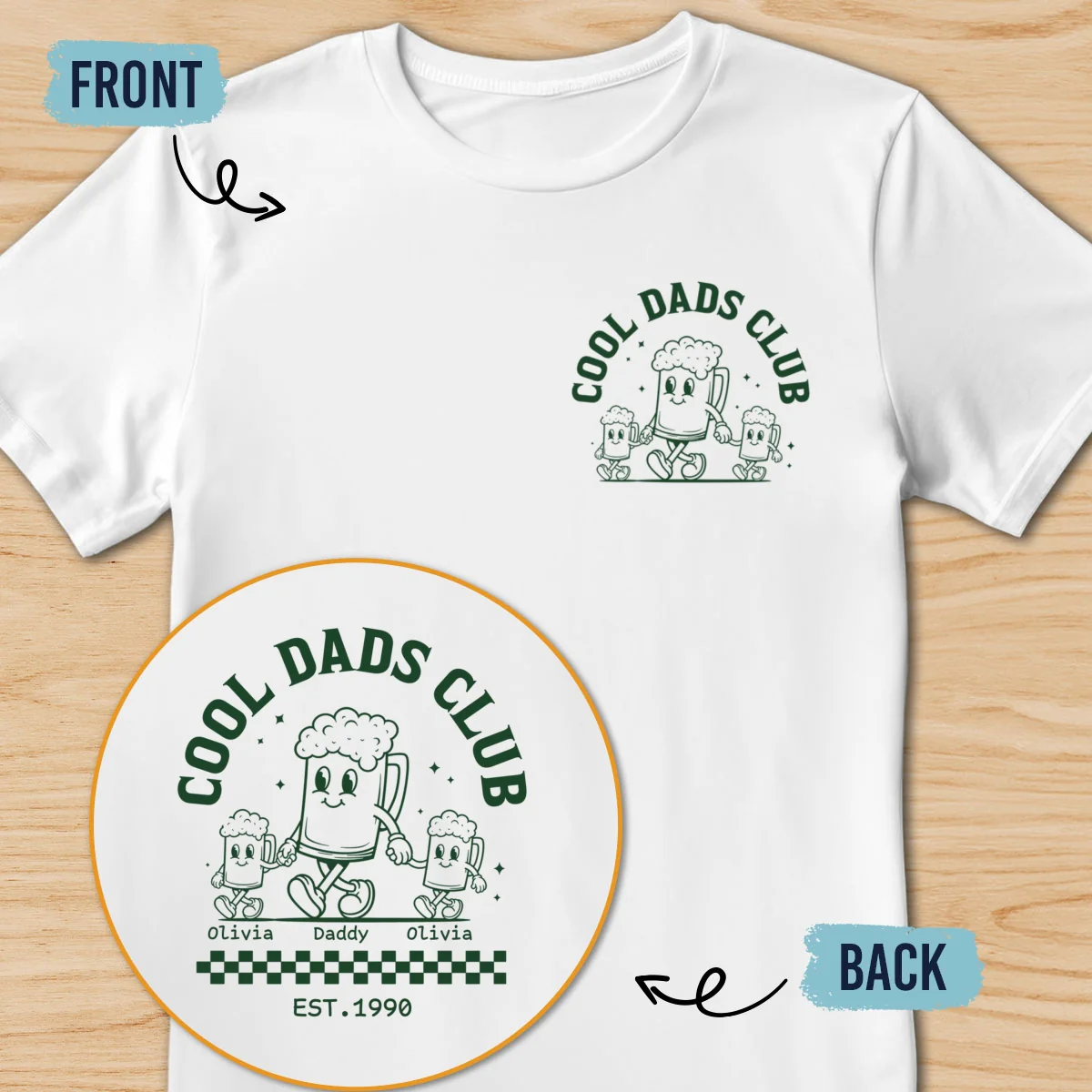 Raising Kids Staying Cool - Personalized Custom Shirt - Image 6