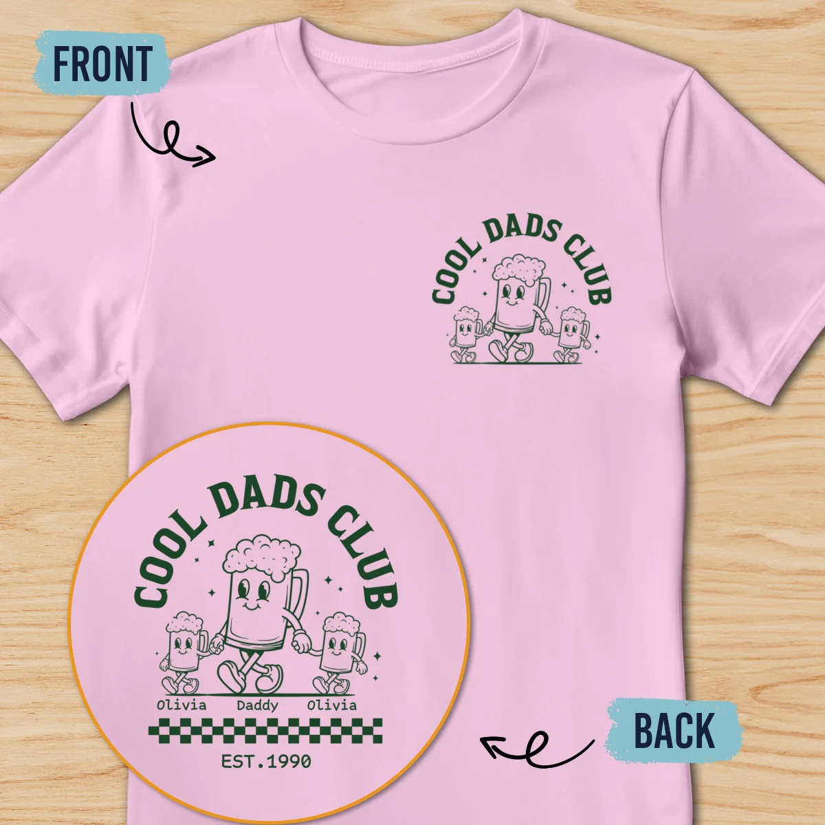 Raising Kids Staying Cool - Personalized Custom Shirt - Image 7