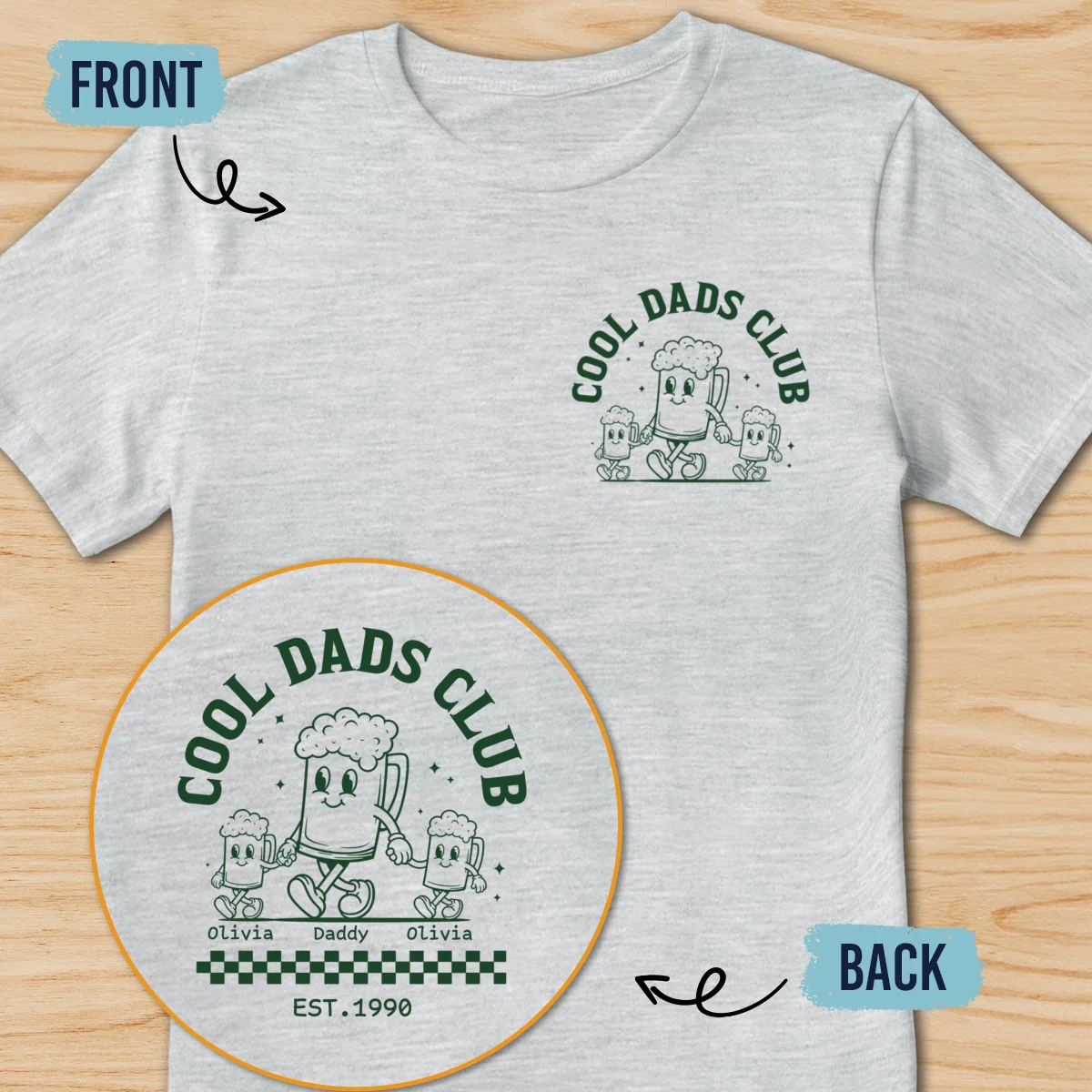 Raising Kids Staying Cool - Personalized Custom Shirt - Image 8