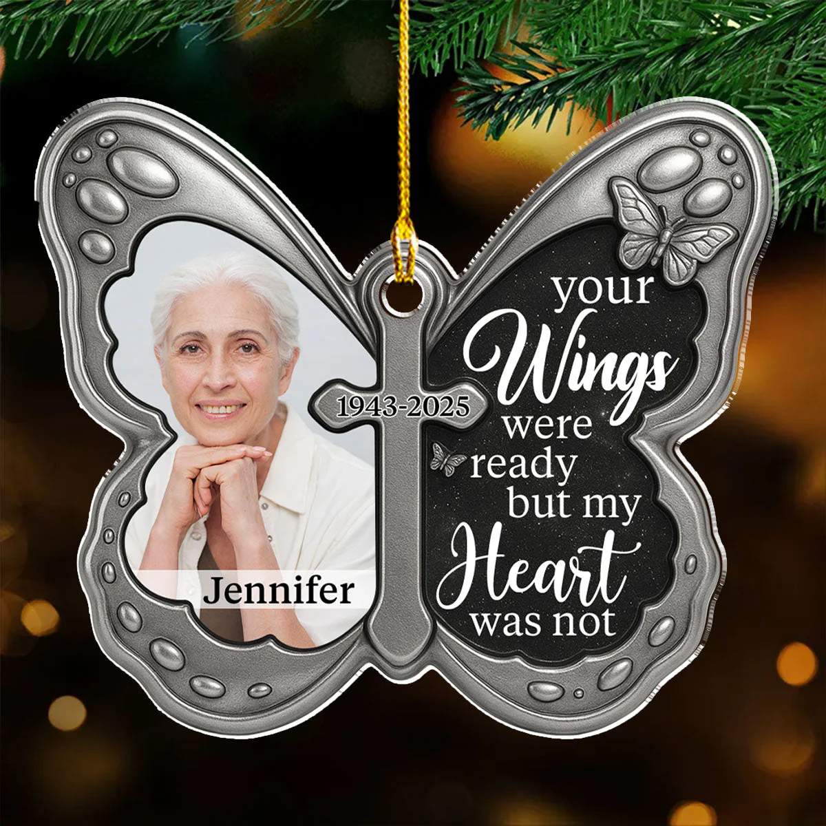 Ready - Personalized Custom Acrylic Ornament - Image 2