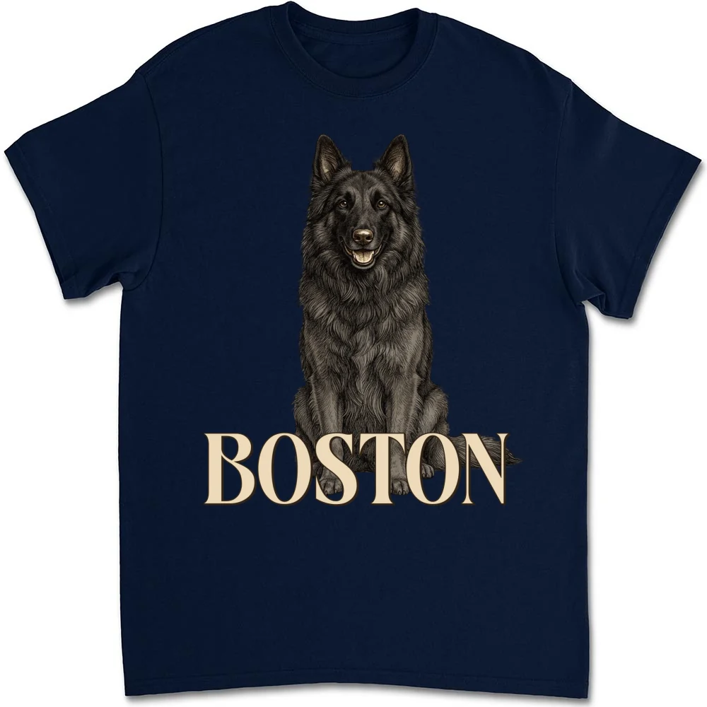 Realistic Dog Dad - Personalized Custom Shirt - Image 11
