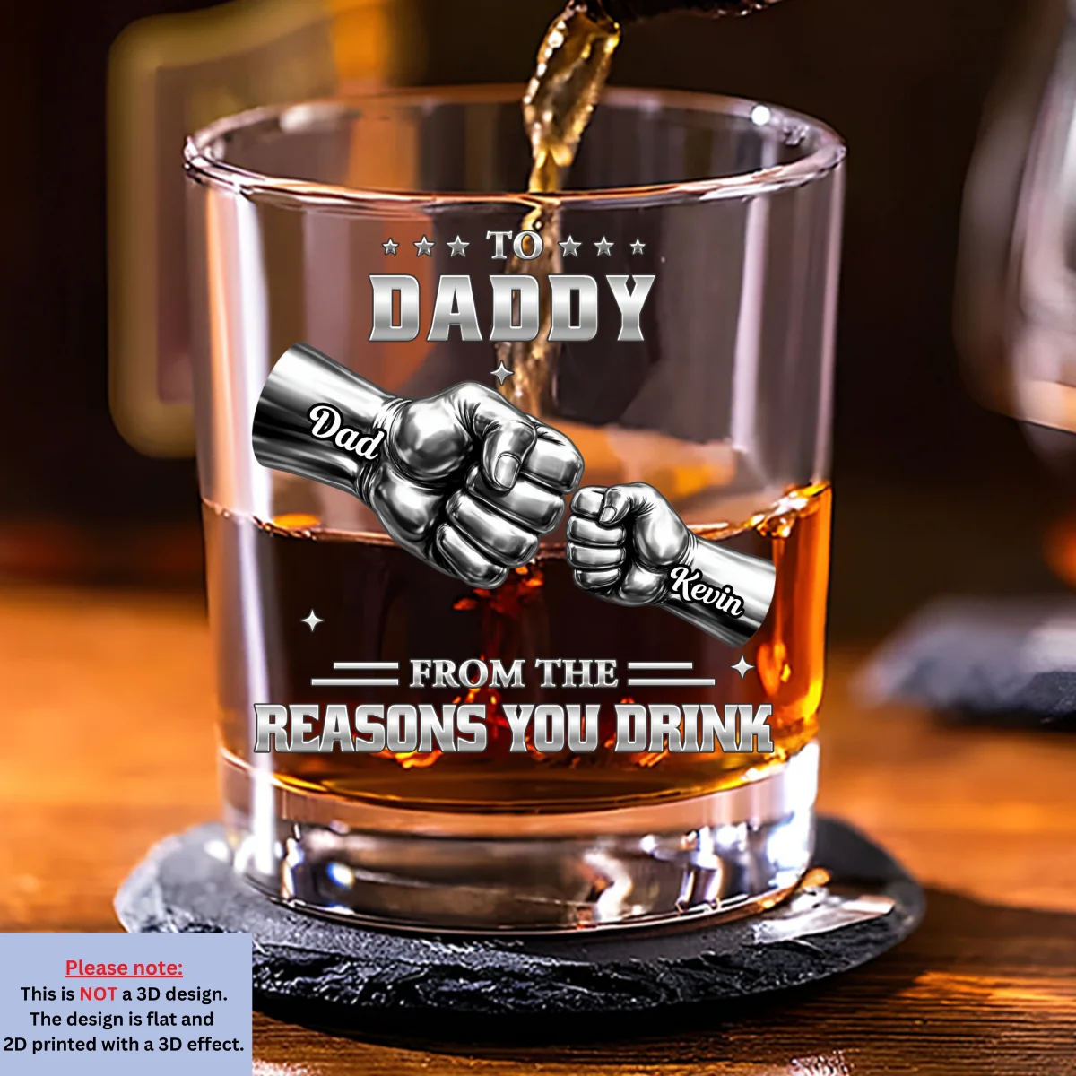 Reason You Drink - Personalized Custom Whiskey Glass - Image 7
