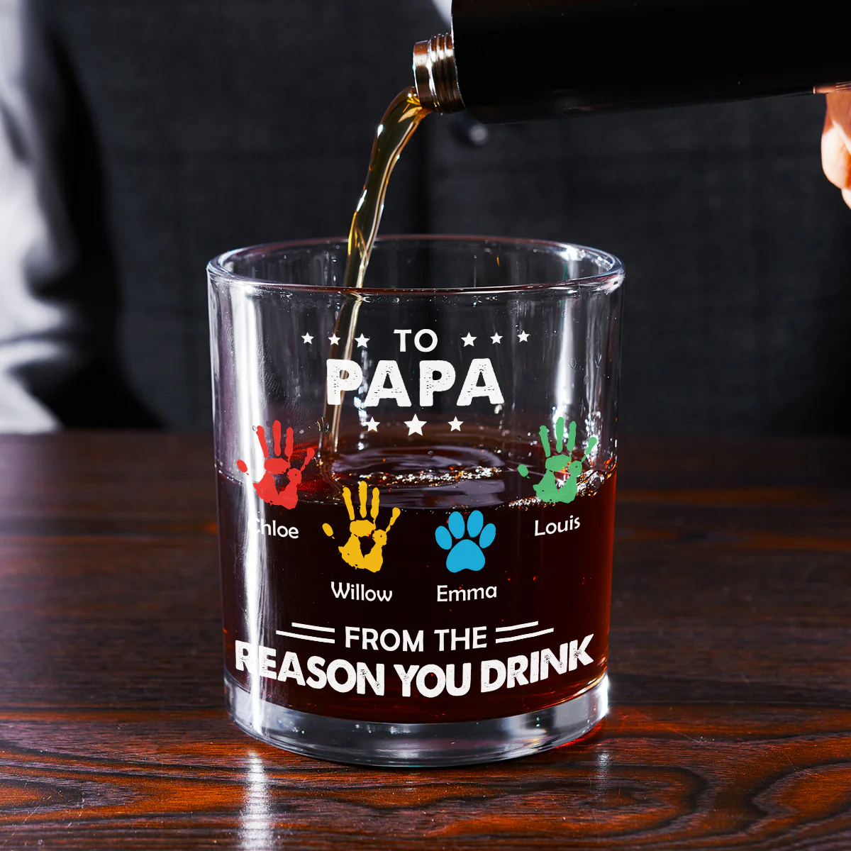 Reasons You Drink - Personalized Custom Whiskey Glass - Image 4