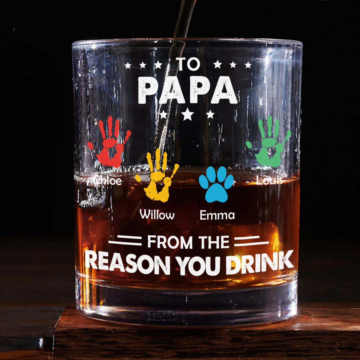 Reasons You Drink - Personalized Custom Whiskey Glass - Image 5