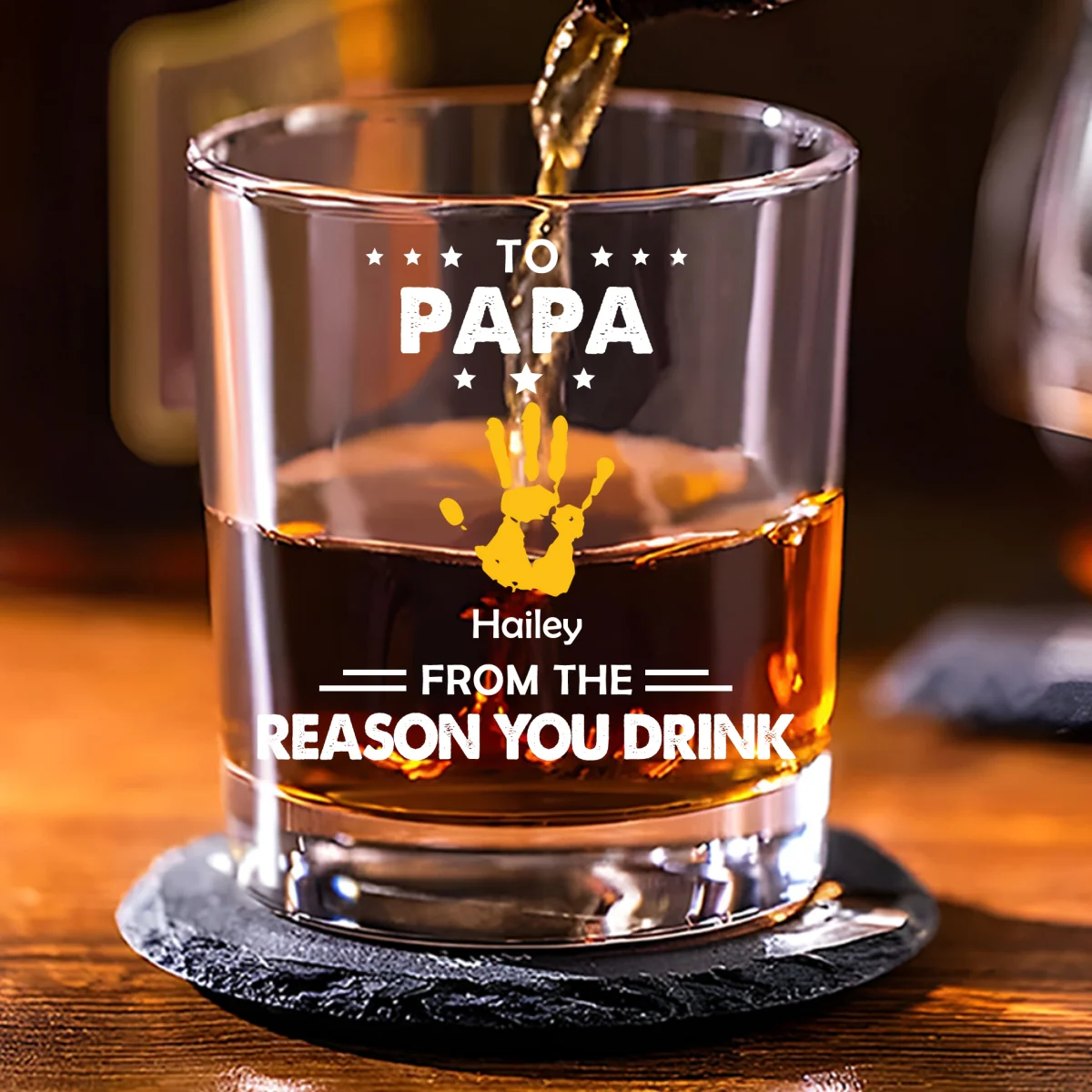Reasons You Drink - Personalized Custom Whiskey Glass - Image 6