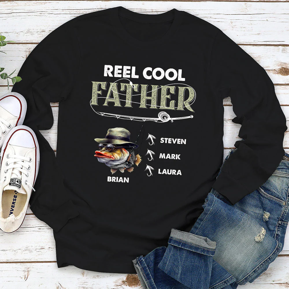 Reel Cool Dad - Personalized Custom Shirt - Image 3