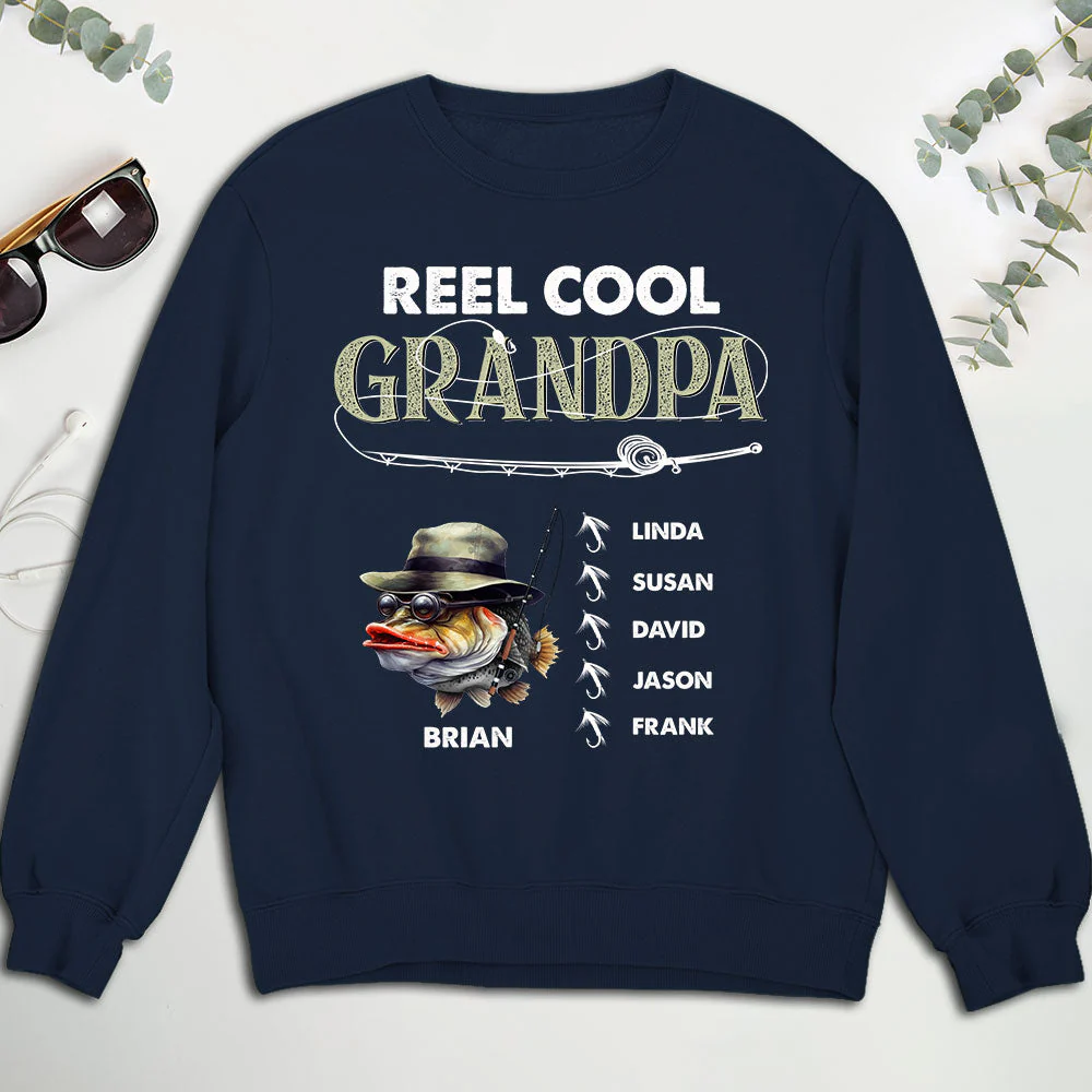 Reel Cool Dad - Personalized Custom Shirt - Image 4