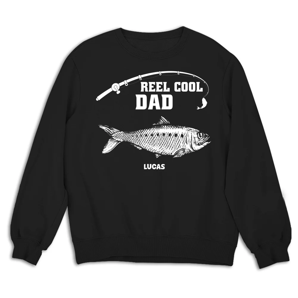 Reel Cool Grandpa Fishing - Personalized Custom Shirt - Image 13