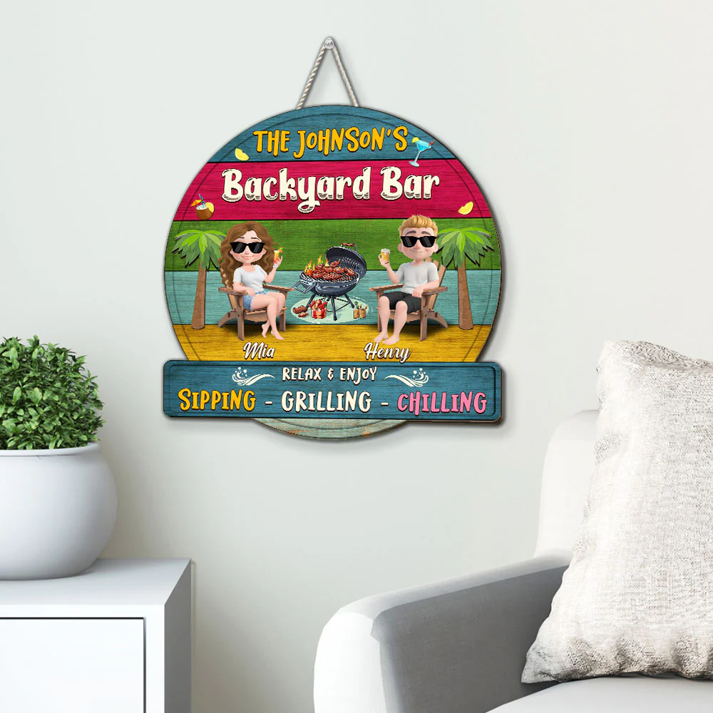 Relax And Unwind - Personalized Custom Wood Sign - Image 3