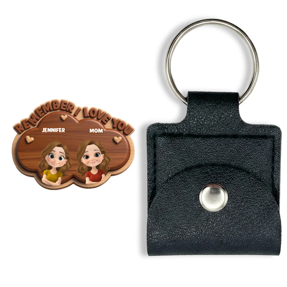 Remember I Love You - Personalized Custom Wooden Pocket Hug - Image 7