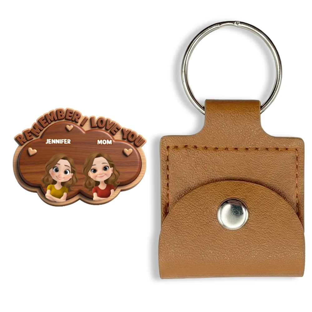 Remember I Love You - Personalized Custom Wooden Pocket Hug - Image 8