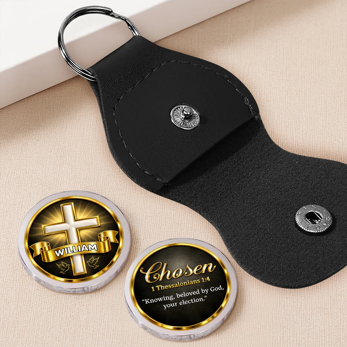 Remember What He Says - Personalized Custom 3D Effect Pocket Hug - Image 2