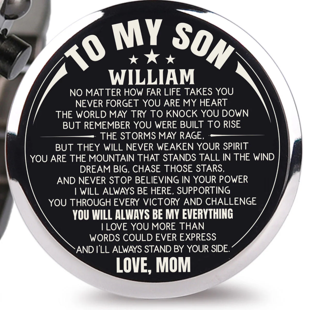 Remember You Were Built To Rise - Personalized Engraved Wooden Watches GQ026 - Image 2