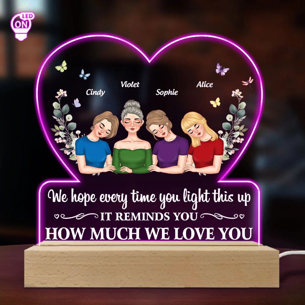 Remind How Much We Love You - Personalized Custom LED Light - Image 3