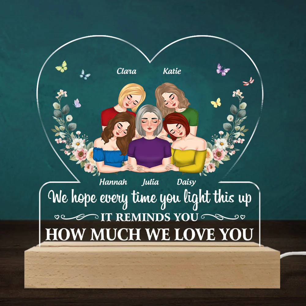 Remind How Much We Love You - Personalized Custom LED Light - Image 4