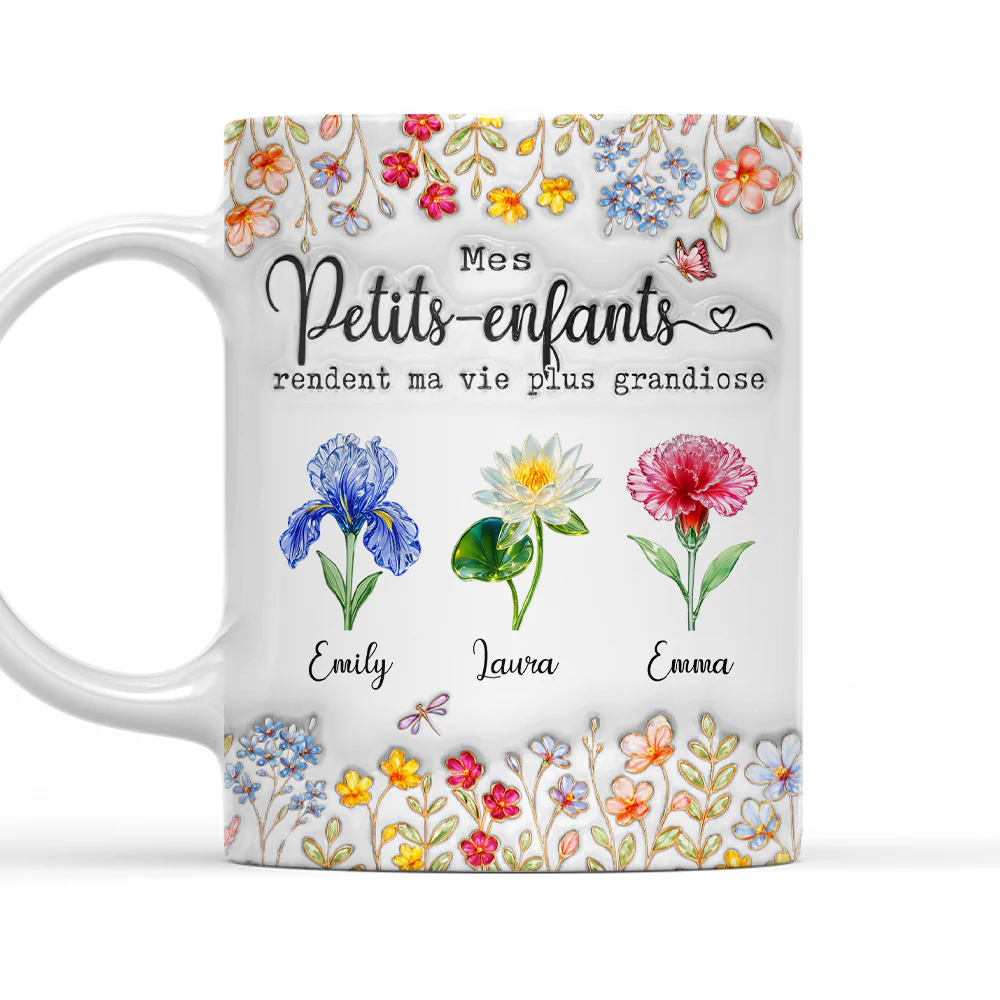 Rendez la vie plus grandiose avec vos adorables enfants - Muguet personnalisé avec effet gonflé 3D
