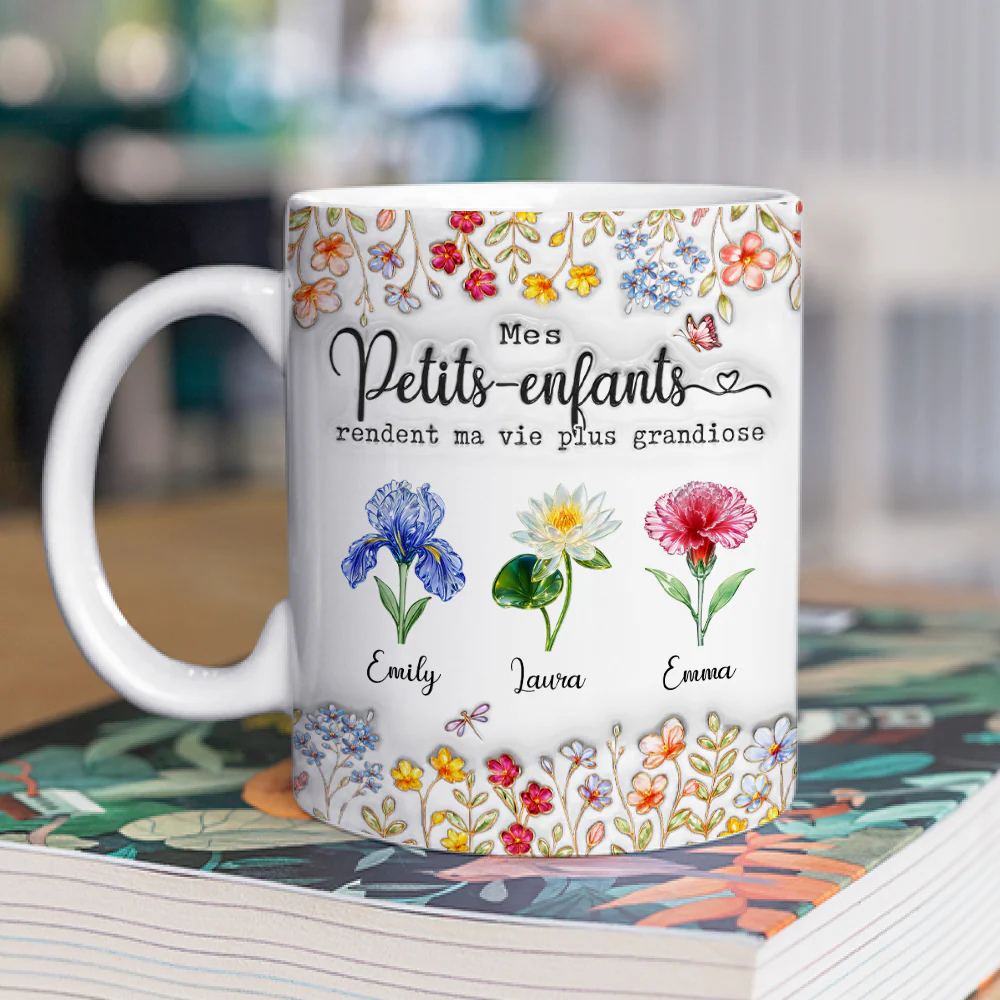 Rendez la vie plus grandiose avec vos adorables enfants - Muguet personnalisé avec effet gonflé 3D - Image 2