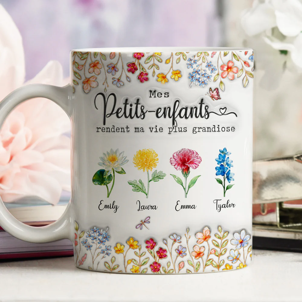 Rendez la vie plus grandiose avec vos adorables enfants - Muguet personnalisé avec effet gonflé 3D - Image 4