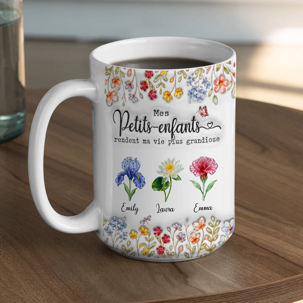 Rendez la vie plus grandiose avec vos adorables enfants - Muguet personnalisé avec effet gonflé 3D - Image 5