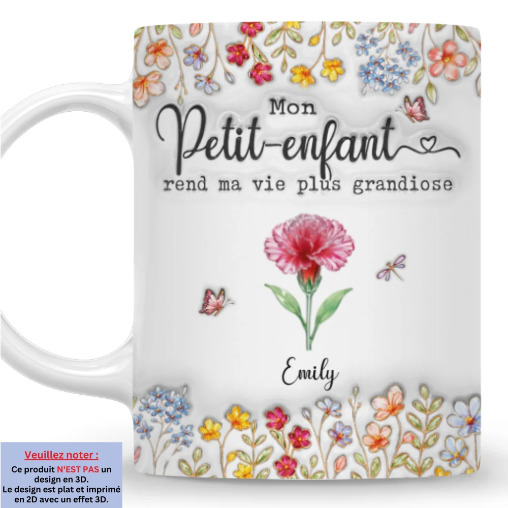 Rendez la vie plus grandiose avec vos adorables enfants - Muguet personnalisé avec effet gonflé 3D - Image 7