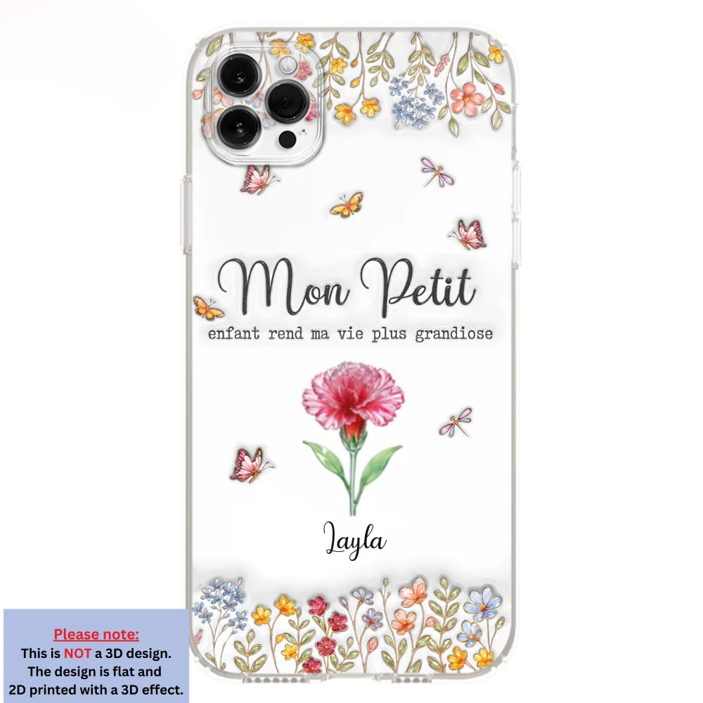 Rendez la vie plus merveilleuse avec de charmants enfants – Coque de téléphone personnalisée avec effet 3D gonflé - Image 10