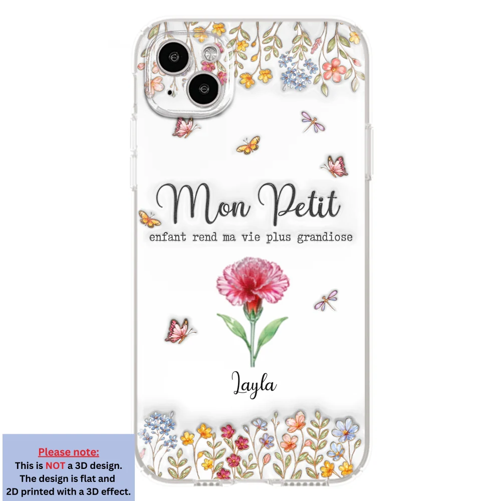 Rendez la vie plus merveilleuse avec de charmants enfants – Coque de téléphone personnalisée avec effet 3D gonflé - Image 12