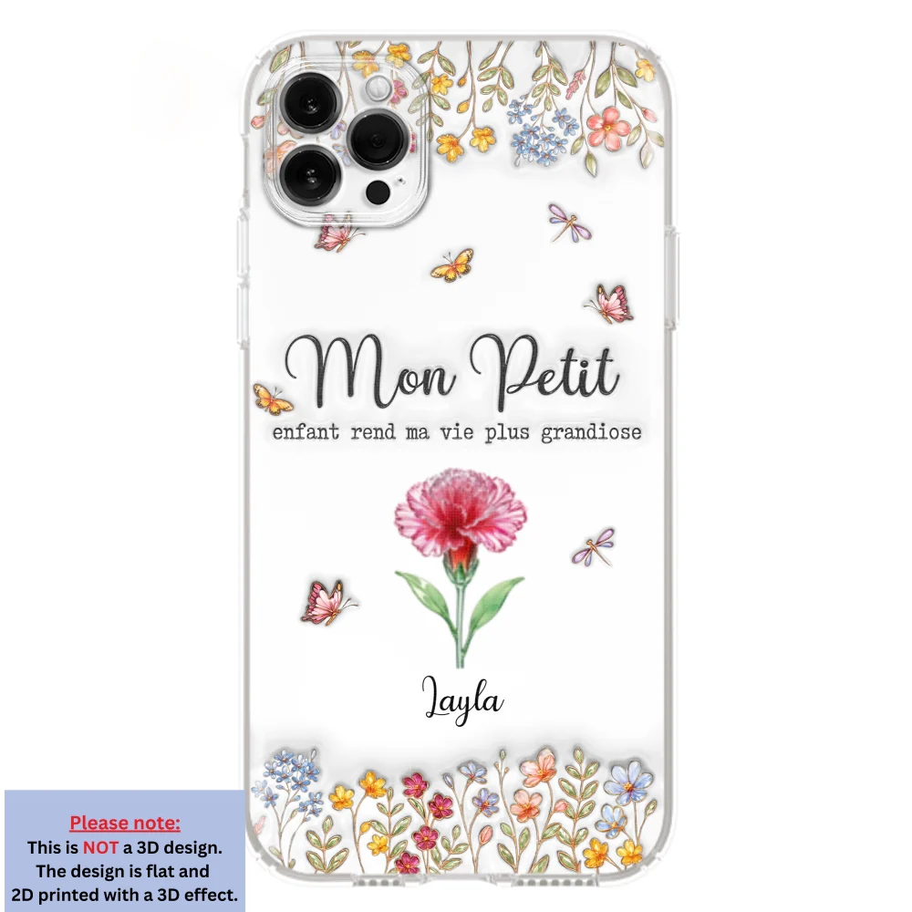 Rendez la vie plus merveilleuse avec de charmants enfants – Coque de téléphone personnalisée avec effet 3D gonflé - Image 13